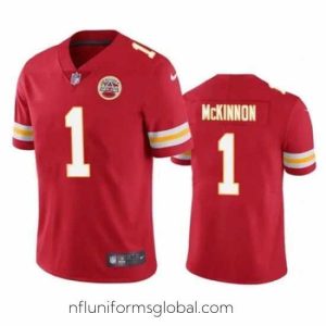Irresistible Men's Kansas City Chiefs #1 Jerick McKinnon Red Vapor Untouchable Limited Stitched Football Jersey