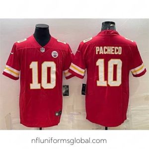 Gorgeous Mens Kansas City Chiefs #10 Isaih Pacheco Nike Red Vapor Untouchable Limited Player Jersey