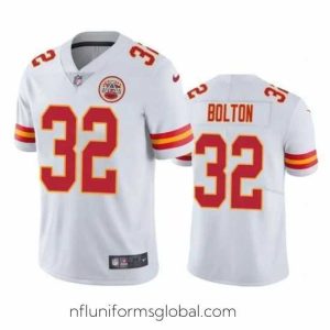 Irresistible Men's Kansas City Chiefs #32 Nick Bolton White Vapor Untouchable Limited Stitched NFL Jersey