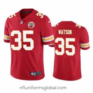 Irresistible Men's Kansas City Chiefs #35 Jaylen Watson Red Vapor Untouchable Limited Stitched Football Jersey