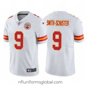 Exquisite Men's Kansas City Chiefs #9 JuJu Smith-Schuster White 2022 Vapor Untouchable Stitched NFL Nike Limited Jersey