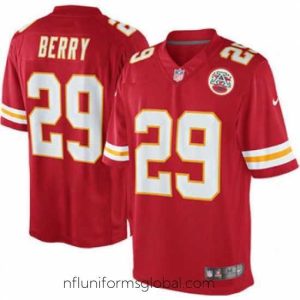 Gorgeous Mens Kansas City Chiefs Eric Berry Nike Red Team Color Limited Jersey