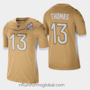Stunning Men's New Orleans Saints #13 Michael Thomas 2020 NFC Pro Bowl Game Jersey