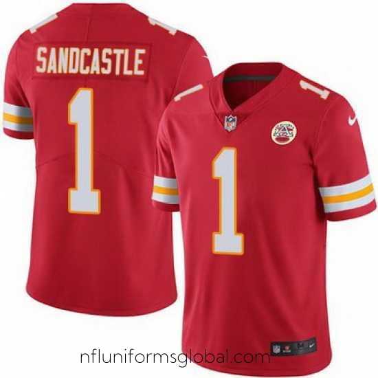 Enchanting Nike Chiefs #1 Leon Sandcastle Red Team Color Mens Stitched NFL Vapor Untouchable Limited Jersey