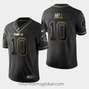 Divine Nike Chiefs 10 Tyreek Hill Black Gold Vapor Untouchable Limited Jersey