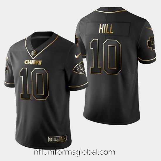 Divine Nike Chiefs 10 Tyreek Hill Black Gold Vapor Untouchable Limited Jersey