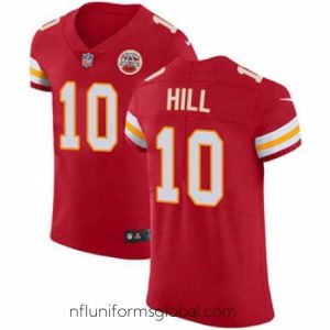 Exquisite Nike Chiefs #10 Tyreek Hill Red Team Color Mens Stitched NFL Vapor Untouchable Elite Jersey