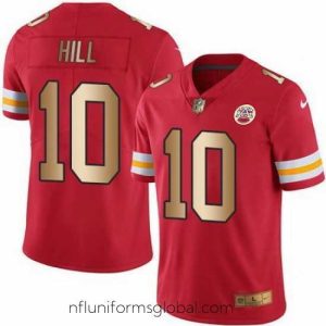 Enchanting Nike Chiefs 10 Tyreek Hillt Red Gold Vapor Untouchable Limited Jersey