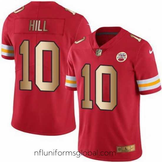 Enchanting Nike Chiefs 10 Tyreek Hillt Red Gold Vapor Untouchable Limited Jersey