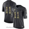 Sumptuous Nike Chiefs #11 Alex Smith Black Mens Stitched NFL Limited 2016 Salute to Service Jersey