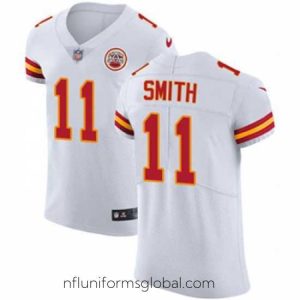 Ravishing Nike Chiefs #11 Alex Smith White Mens Stitched NFL Vapor Untouchable Elite Jersey