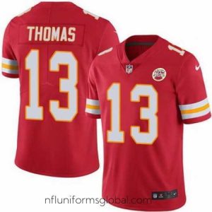Enchanting Nike Chiefs #13 De 27Anthony Thomas Red Team Color Mens Stitched NFL Vapor Untouchable Limited Jersey