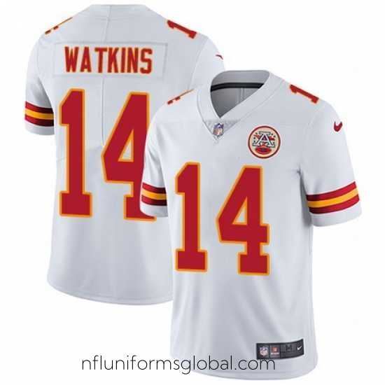 Captivating Nike Chiefs #14 Sammy Watkins White Stitched NFL Vapor Untouchable Limited Jersey
