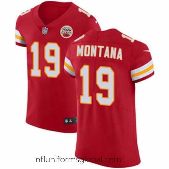 Alluring Nike Chiefs #19 Joe Montana Red Team Color Mens Stitched NFL Vapor Untouchable Elite Jersey