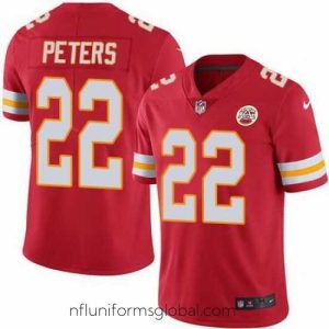 Ravishing Nike Chiefs #22 Marcus Peters Red Mens Stitched NFL Limited Rush Jersey