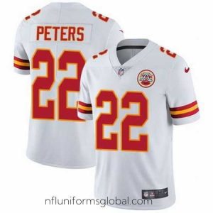 Divine Nike Chiefs #22 Marcus Peters White Mens Stitched NFL Vapor Untouchable Limited Jersey