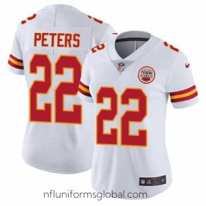 Exquisite Nike Chiefs #22 Marcus Peters White Womens Stitched NFL Vapor Untouchable Limited Jersey