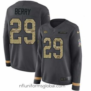 Enchanting Nike Chiefs #29 Eric Berry Anthracite Salute to Service Stitched
