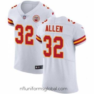 Divine Nike Chiefs #32 Marcus Allen White Mens Stitched NFL Vapor Untouchable Elite Jersey