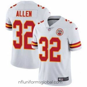 Sumptuous Nike Chiefs #32 Marcus Allen White Mens Stitched NFL Vapor Untouchable Limited Jersey