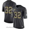Alluring Nike Chiefs #32 Spencer Ware Black Mens Stitched NFL Limited 2016 Salute to Service Jersey