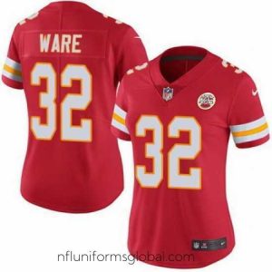 Sumptuous Nike Chiefs #32 Spencer Ware Red Team Color Womens Stitched NFL Vapor Untouchable Limited Jersey