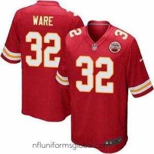 Ravishing Nike Chiefs #32 Spencer Ware Red Team Color Stitched NFL Elite Jersey