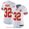 Sumptuous Nike Chiefs #32 Spencer Ware White Womens Stitched NFL Vapor Untouchable Limited Jersey