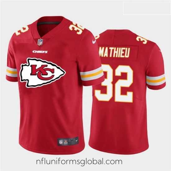 Sumptuous Nike Chiefs 32 Tyrann Mathieu Red Team Big Logo Vapor Untouchable Limited Jersey