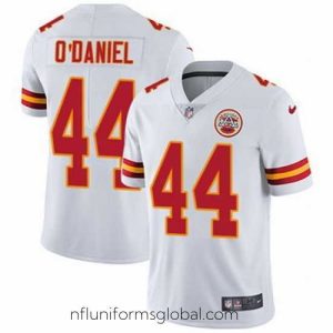 Captivating Nike Chiefs #44 Dorian O Daniel White Mens Stitched NFL Vapor Untouchable Limited Jersey