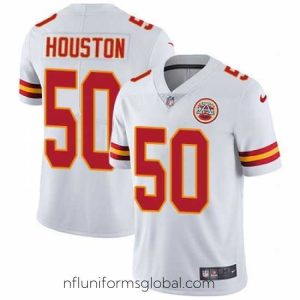 Enchanting Nike Chiefs #50 Justin Houston White Stitched NFL Vapor Untouchable Limited Jersey