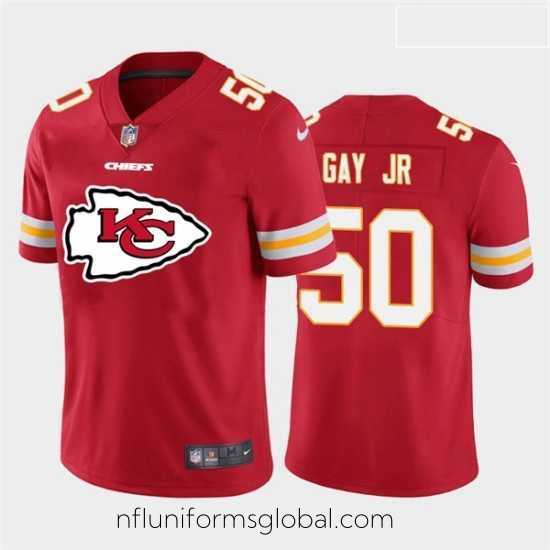 Sumptuous Nike Chiefs 50 Willie Gay Jr Red Team Big Logo Vapor Untouchable Limited Jersey
