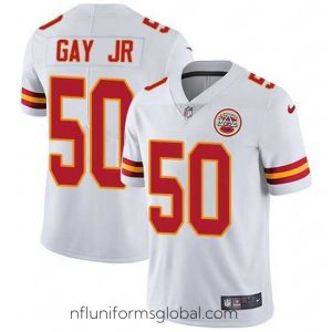 Divine Nike Chiefs 50 Willie Gay Jr  White Stitched NFL Vapor Untouchable Limited Jersey