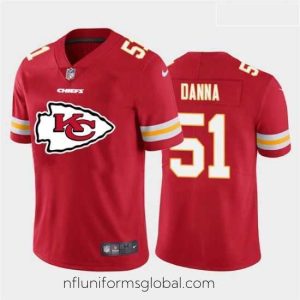 Stunning Nike Chiefs 51 Mike Danna Red Team Big Logo Vapor Untouchable Limited Jersey