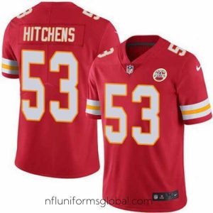 Divine Nike Chiefs #53 Anthony Hitchens Red Team Color Mens Stitched NFL Vapor Untouchable Limited Jersey