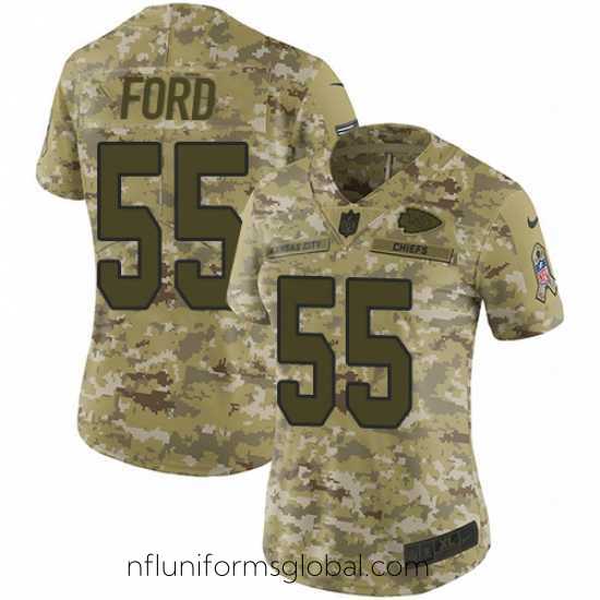 Exquisite Nike Chiefs #55 Dee Ford Camo Stitched NFL Limited 2018 Salute to Service Jersey