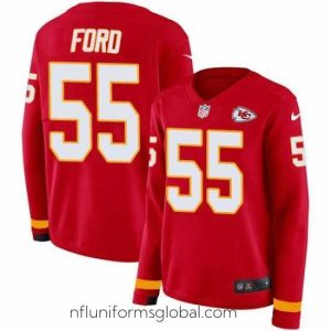 Alluring Nike Chiefs #55 Dee Ford Red Team Color Stitched NFL Limited