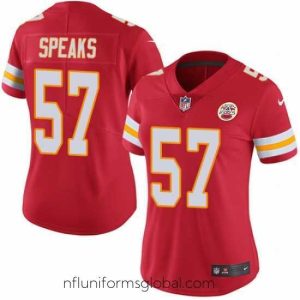 Divine Nike Chiefs #57 Breeland Speaks Red Team Color Womens Stitched NFL Vapor Untouchable Limited Jersey