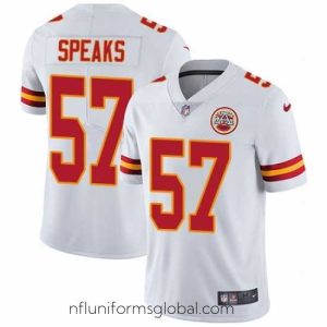Stunning Nike Chiefs #57 Breeland Speaks White Mens Stitched NFL Vapor Untouchable Limited Jersey