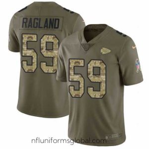 Irresistible Nike Chiefs #59 Reggie Ragland Olive Camo Mens Stitched NFL Limited 2017 Salute To Service Jersey