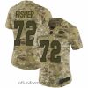 Ravishing Nike Chiefs #72 Eric Fisher Camo Stitched NFL Limited 2018 Salute to Service Jersey