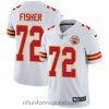 Sumptuous Nike Chiefs #72 Eric Fisher White Mens Stitched NFL Vapor Untouchable Limited Jersey