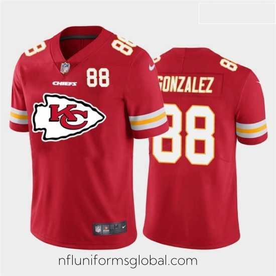 Gorgeous Nike Chiefs 88 Tony Gonzalez Red Team Big Logo Number Vapor Untouchable Limited Jersey