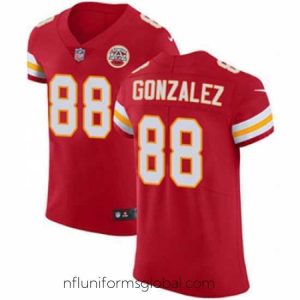 Divine Nike Chiefs #88 Tony Gonzalez Red Team Color Mens Stitched NFL Vapor Untouchable Elite Jersey