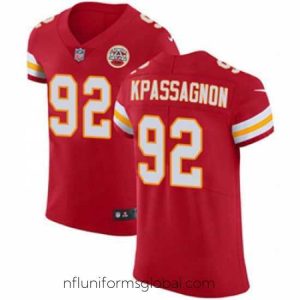 Irresistible Nike Chiefs #92 Tanoh Kpassagnon Red Team Color Mens Stitched NFL Vapor Untouchable Elite Jersey