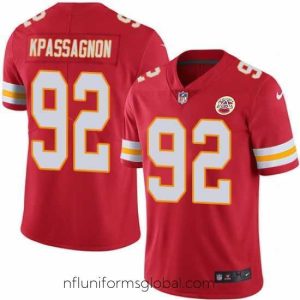 Captivating Nike Chiefs #92 Tanoh Kpassagnon Red Team Color Stitched NFL Vapor Untouchable Limited Jersey