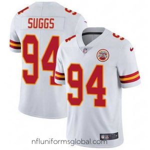 Irresistible Nike Chiefs 94 Terrell Suggs White Stitched NFL Vapor Untouchable Limited Jersey