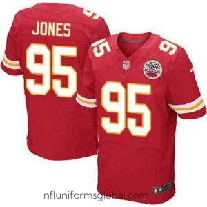 Irresistible Nike Chiefs #95 Chris Jones Red Team Color Mens Stitched NFL Elite Jersey