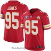 Alluring Nike Chiefs 95 Chris Jones Red Team Color Bound Stitched NFL Vapor Untouchable Limited 2024 Super Bowl LVIII Jersey