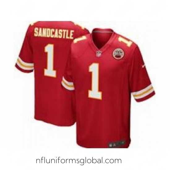 Enchanting Nike Kansas City Chiefs 1 Leon Sandcastle Red Game NFL Jersey